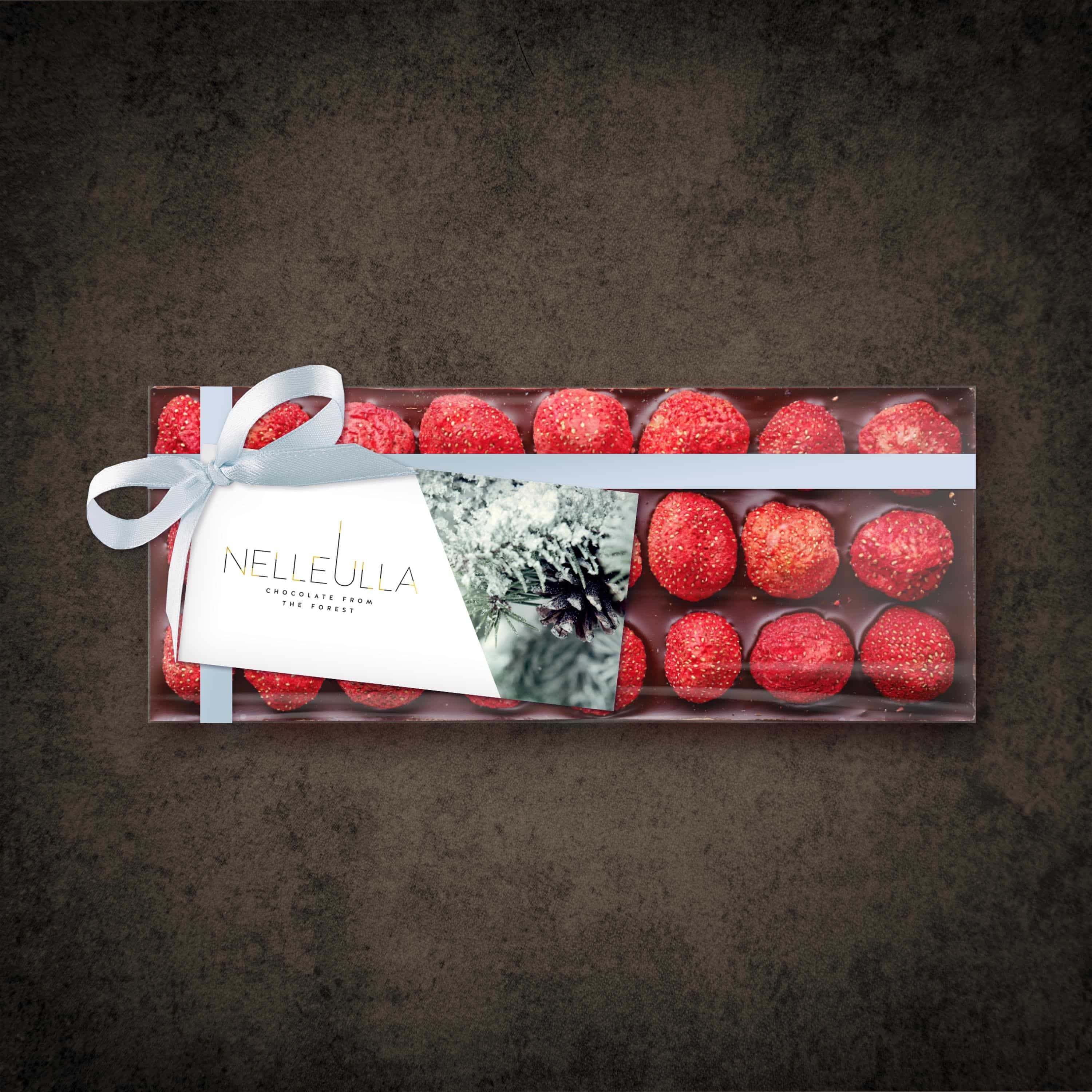 Berry Love Dunkle Schokolade mit Erdbeeren